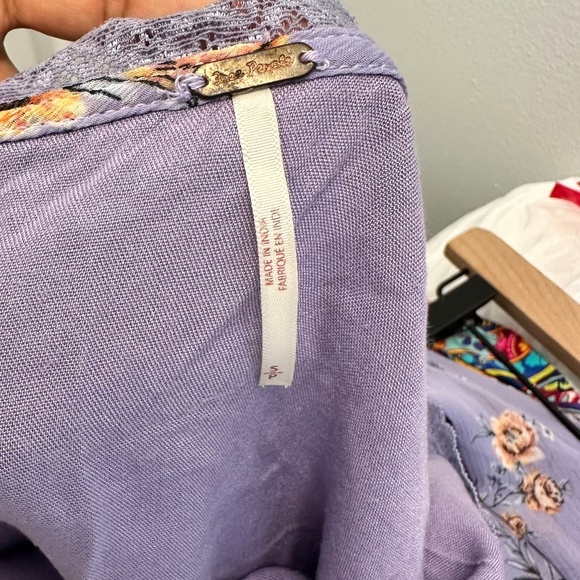 Free People Asymmetrical Garden Party Floral Skirt size Small - Picture 5 of 7